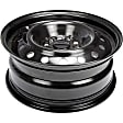 939-240 Steel Black Wheel, 16 in. X 6.5 in., 5 x 114.3 mm Bolt Pattern