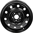 939-244 Steel Black Wheel, 17 in. X 6.5 in., 5 x 114.3 mm Bolt Pattern