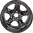 939-245 Steel Black Wheel, 18.5 in. X 17 in., 5 x 115 mm