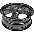 939-245 Steel Black Wheel, 18.5 in. X 17 in., 5 x 115 mm