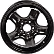 939-245 Steel Black Wheel, 18.5 in. X 17 in., 5 x 115 mm