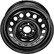 939-248 Steel Black Wheel, 15 in. X 5.5 in., 4 x 100 mm Bolt Pattern