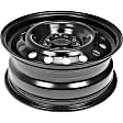939-265 Steel Black Wheel, 15 in. X 6 in., 5 x 4.5 in. Bolt Pattern
