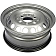 939-268 Steel Silver Wheel, 16 in. X 6.5 in., 6 x 5.12 in. Bolt Pattern