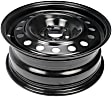 939-275 Steel Black Wheel, 16.2 in. X 6 in.
