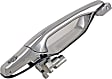94018 Front, Driver Side Chrome Exterior Door Handle, Without Key Hole, Help Series