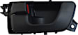 94037 Front Or Rear, Driver Side Black Interior Door Handle, With Door Lock Button, Help Series