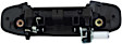 94043 Rear, Driver Side Smooth Black Exterior Door Handle, Without Key Hole, Help Series