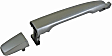 94052 Rear, Passenger Side Painted Silver Exterior Door Handle, Without Key Hole, Help Series
