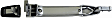 94052 Rear, Passenger Side Painted Silver Exterior Door Handle, Without Key Hole, Help Series