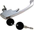 94544 Front, Driver or Passenger Side Chrome Exterior Door Handle, Without Key Hole, Help Series