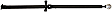 946-036 Rear Driveshaft, All Wheel Drive, Greaseable, Overall Length Adjustable, 83 in. Length