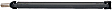946-242 Rear Driveshaft, Four Wheel Drive, 116.1 in. Wheelbase, 58.88 in. Length