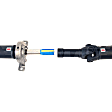 2011 Nissan Frontier - Rear Driveshaft, 73.3 in. Bed, Automatic Transmission, 125.9 in. Wheelbase, Conversion Shaft, Without Off Road Package, RWD, Automatic Transmission, Extended Cab Pickup, 76.75 in. length, OE Solutions Series