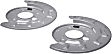 947-016 Rear Brake Dust Shields Gray, Steel, OE Solutions Series