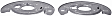 947-016 Rear Brake Dust Shields Gray, Steel, OE Solutions Series