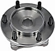 950-001 Front, Driver or Passenger Side Wheel Hub, 6 Lugs, With Bearing, OE Solutions Series