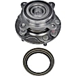950-002 Front, Driver or Passenger Side Wheel Hub, 5 Lugs, With Bearing, 4WD, OE Solutions Series