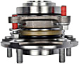 950-006 Front, Driver or Passenger Side Wheel Hub, 5 Lugs, With Bearing, OE Solutions Series