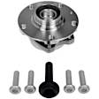 950-007 Front, Driver or Passenger Side Wheel Hub, 5 Lugs