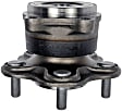 950-008 Rear, Driver or Passenger Side Wheel Hub, 5 Lugs, With Bearing, OE Solutions Series