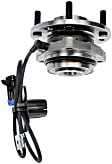 951-011 Front, Driver or Passenger Side Wheel Hub, 5 Lugs, With Bearing, Sensor Included, OE Solutions Series