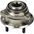 951-013 Front, Driver or Passenger Side Wheel Hub, 5 Lugs, With Bearing, OE Solutions Series