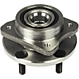 951-020 Front, Driver or Passenger Side Wheel Hub, 5 Lugs, With Bearing, OE Solutions Series