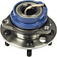 951-033 Front, Driver or Passenger Side Wheel Hub, 5 Lugs, With Bearing, Sensor Included, OE Solutions Series