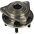 951-041 Front, Driver or Passenger Side Wheel Hub, 5 Lugs, With Bearing, OE Solutions Series