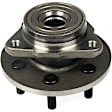 951-042 Front, Driver or Passenger Side Wheel Hub, 6 Lugs, With Bearing, 4WD, OE Solutions Series