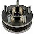 951-050 Front, Driver or Passenger Side Wheel Hub, 5 Lugs, Sensor Not Included, 4WD, OE Solutions Series