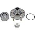 951-053 Front, Driver or Passenger Side Wheel Hub, 5 Lugs, With Bearing, OE Solutions Series