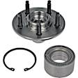 951-054 Rear, Driver or Passenger Side Wheel Hub, 5 Lugs, With Bearing, OE Solutions Series