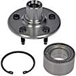 951-054 Rear, Driver or Passenger Side Wheel Hub, 5 Lugs, With Bearing, OE Solutions Series