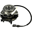 951-055 Front, Driver or Passenger Side Wheel Hub, 5 Lugs, With Bearing, Sensor Included, 4WD, OE Solutions Series
