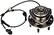 951-056 Front, Driver or Passenger Side Wheel Hub, 6 Lugs, With Bearing, Sensor Included, OE Solutions Series