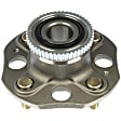 951-057 Rear, Passenger Side Wheel Hub, 4 Lugs, Sensor Not Included, Sedan, 2.3L, 4Cyl, OE Solutions Series