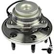 951-060 Front, Driver or Passenger Side Wheel Hub, 6 Lugs, With Bearing, Sensor Included, RWD, OE Solutions Series