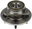 951-062 Front, Driver or Passenger Side Wheel Hub, 5 Lugs, With Bearing, Sensor Included, 4WD, OE Solutions Series
