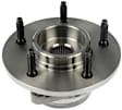 951-062 Front, Driver or Passenger Side Wheel Hub, 5 Lugs, With Bearing, Sensor Included, 4WD, OE Solutions Series