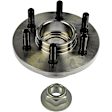 951-068 Front, Driver or Passenger Side Wheel Hub, 6 Lugs, With Bearing, RWD, OE Solutions Series