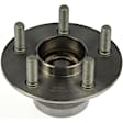 951-078 Rear, Driver or Passenger Side Wheel Hub, 5 Lugs, With Bearing, OE Solutions Series