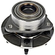 951-086 Wheel Hub, 5 Lugs, Sensor Not Included, OE Solutions Series