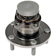 951-087 Rear, Driver or Passenger Side Wheel Hub, 5 Lugs, Sensor Not Included, OE Solutions Series