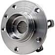 951-125 Front, Driver or Passenger Side Wheel Hub, 5 Lugs, OE Solutions Series