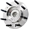 951-143 Front, Driver or Passenger Side Wheel Hub, 8 Lugs, 4WD, OE Solutions Series