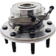 951-143 Front, Driver or Passenger Side Wheel Hub, 8 Lugs, 4WD, OE Solutions Series