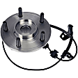 951-203 Rear, Driver Side Wheel Hub, 5 Lugs, Sensor Not Included, FWD, OE Solutions Series