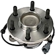 951-401 Front, Driver or Passenger Side Wheel Hub, 6 Lugs, Sensor Not Included, RWD, OE Solutions Series